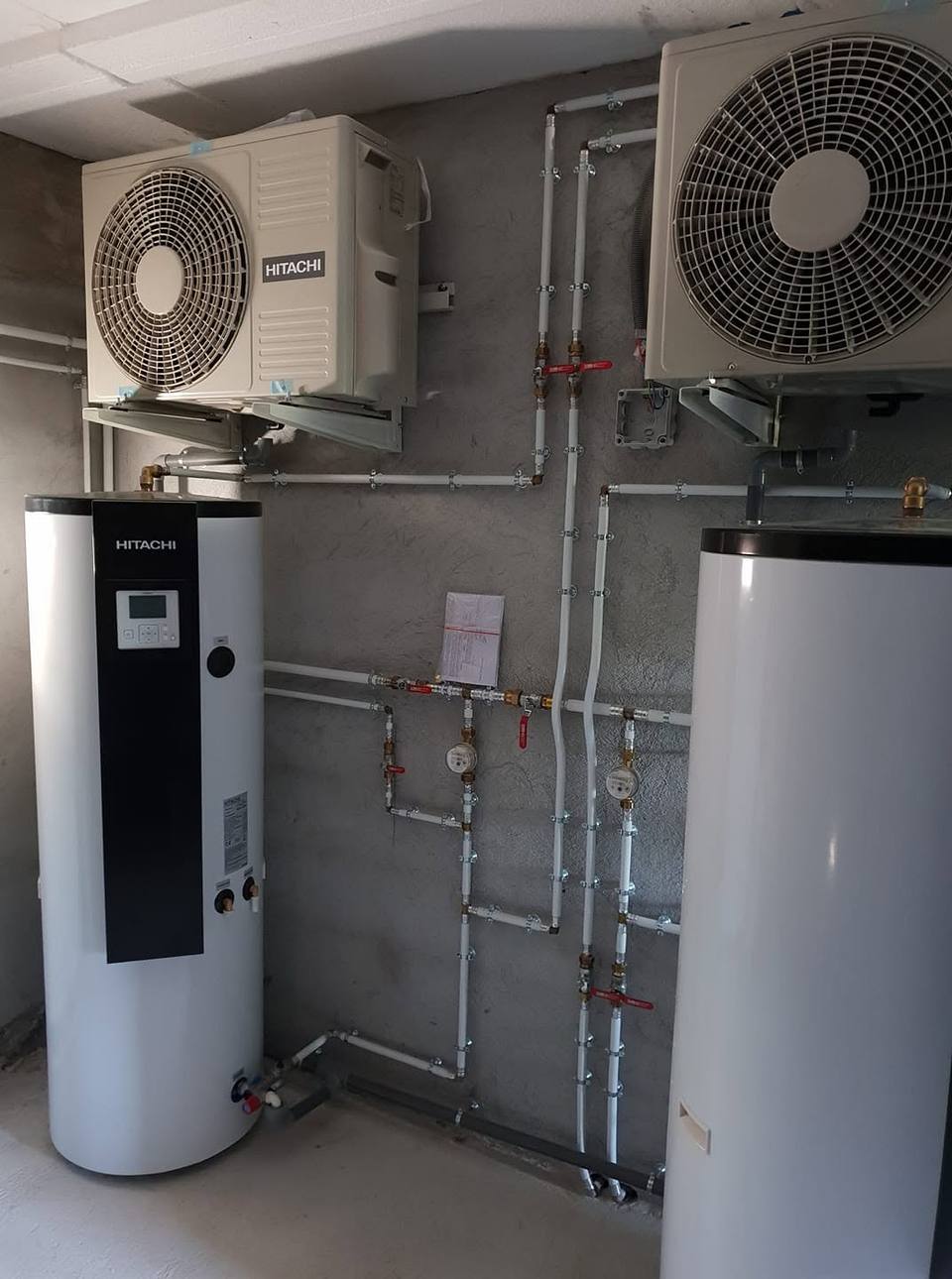 Chauffe-eau thermodynamique et groupes de climatisation